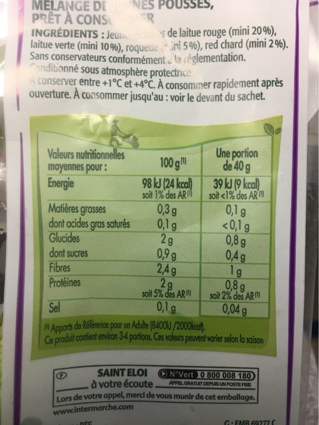 Saint eloi Mélange de jeunes pousses corsées packshot