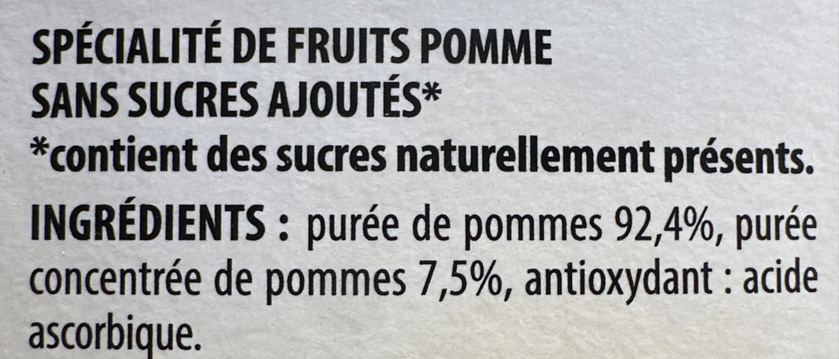 Paquito Pomme sans sucres ajoutés packshot