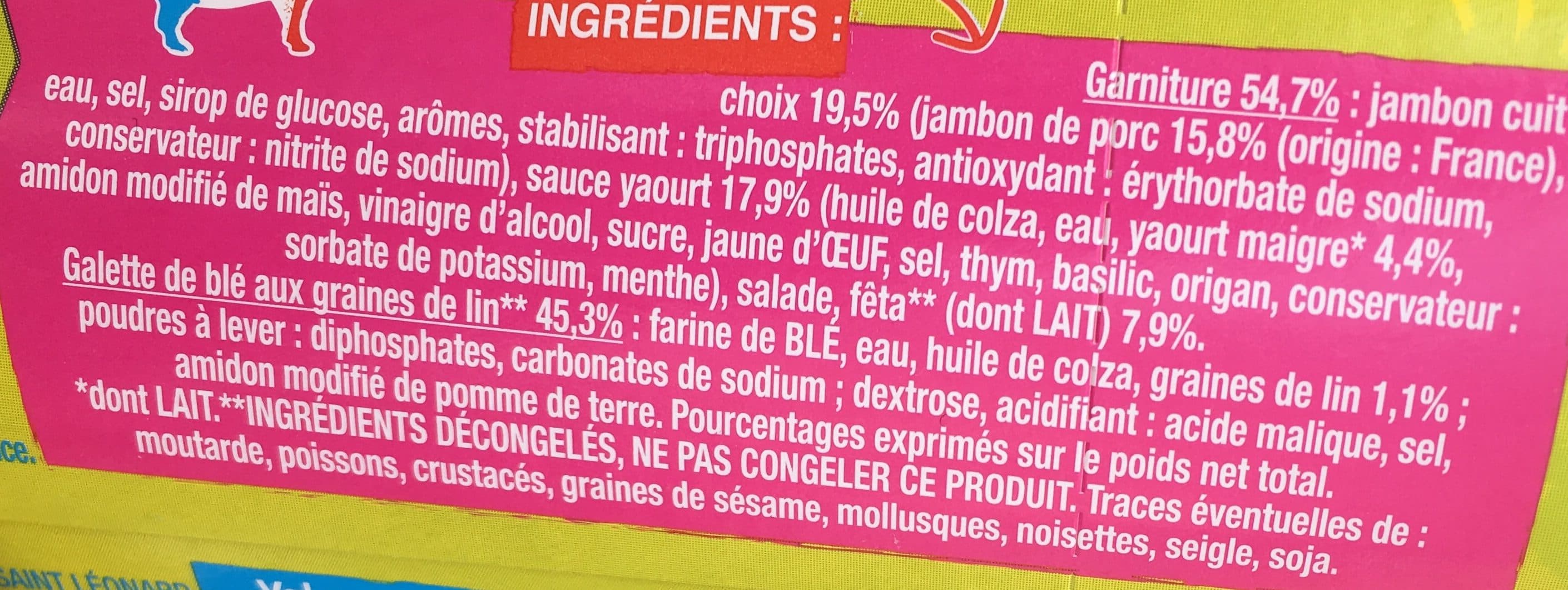 Intermarché Wrap Jambon brebis - 190g packshot