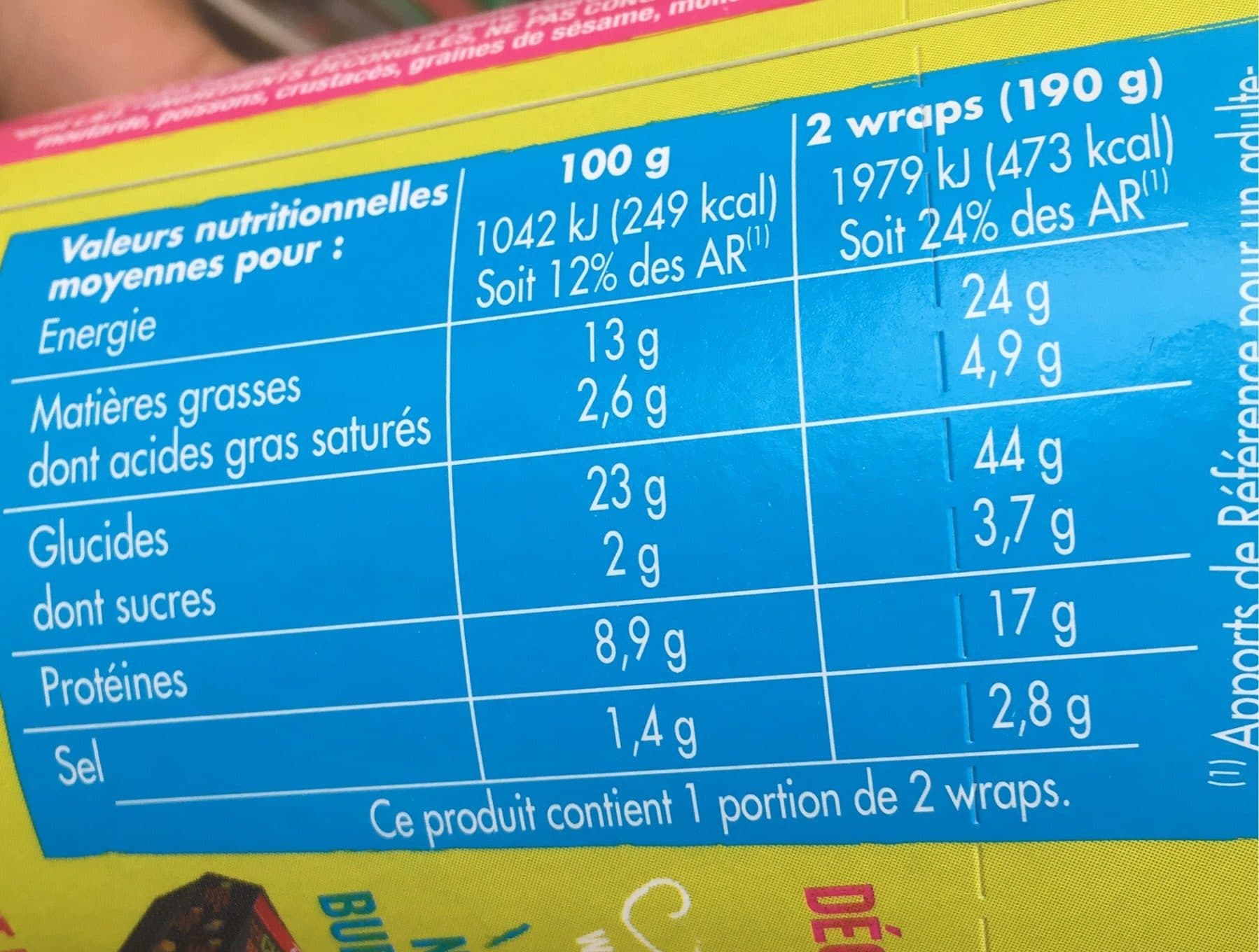 Intermarché Wrap Jambon brebis - 190g packshot