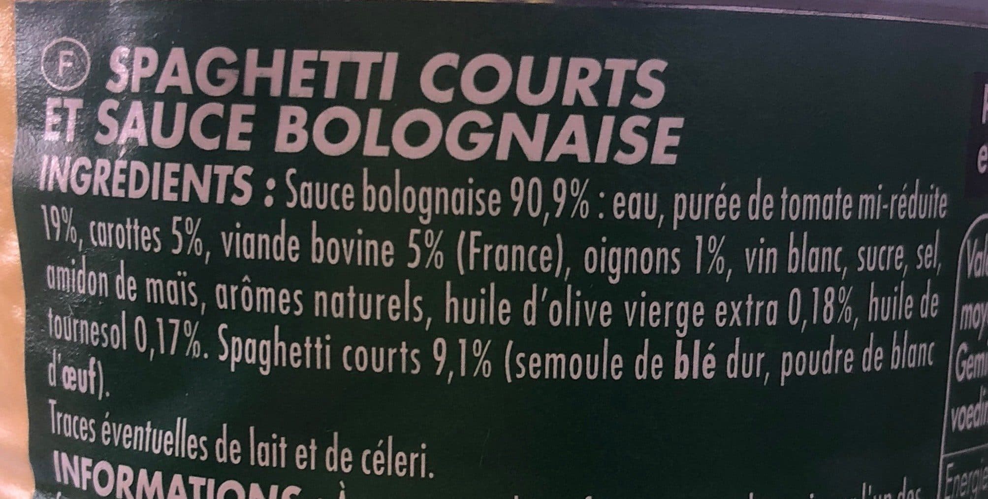 Fiorini Spaghetti Bolognaise 400g packshot