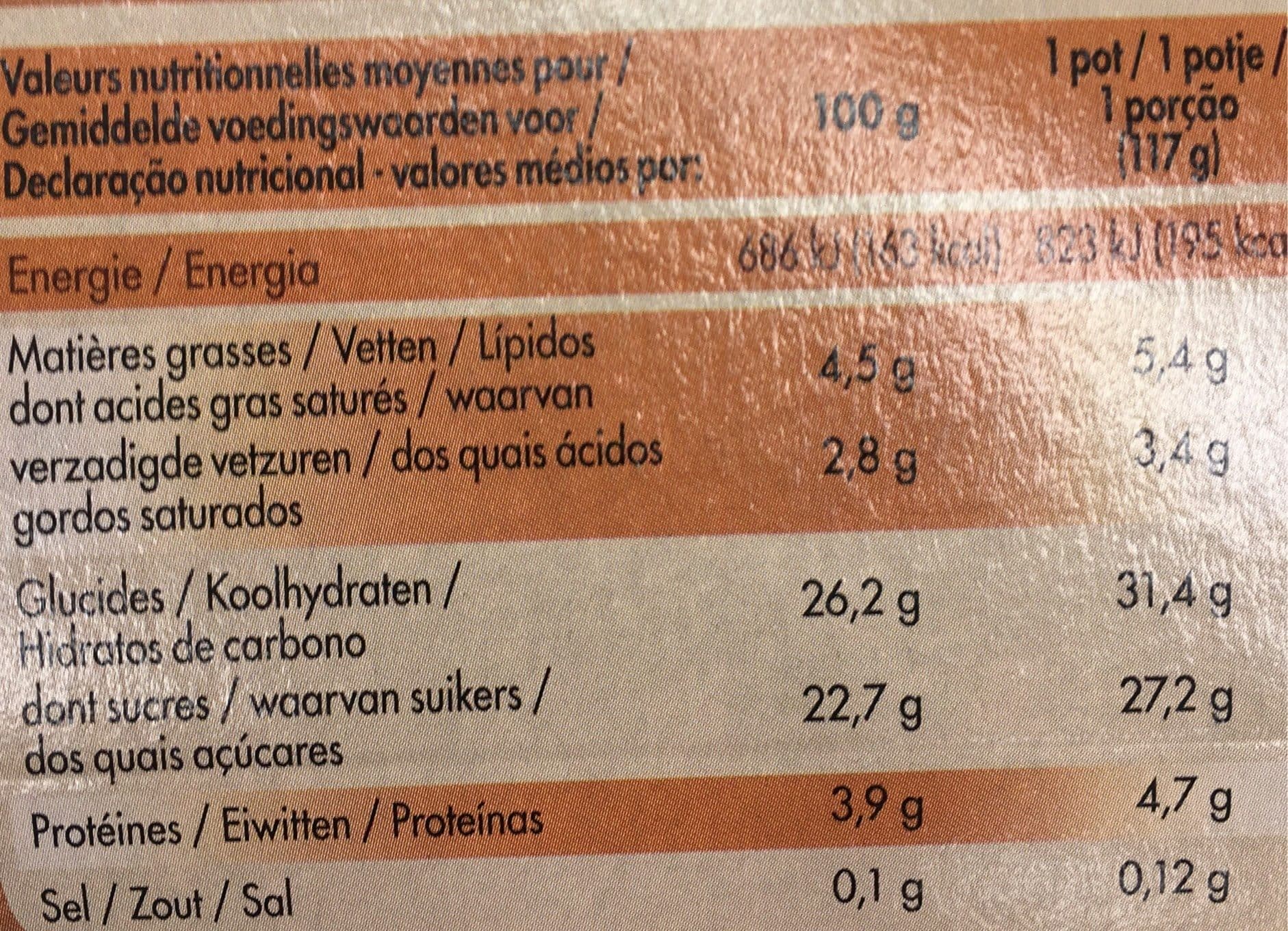 Pâturages Croc color bicompartiments 4x120g packshot