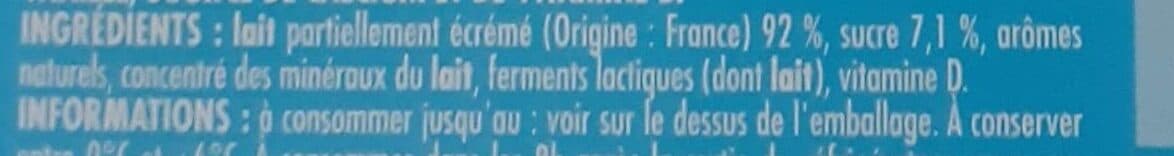 Pâturages P'tit Yab - Yaourt à boire fraise / framboise / vanille packshot