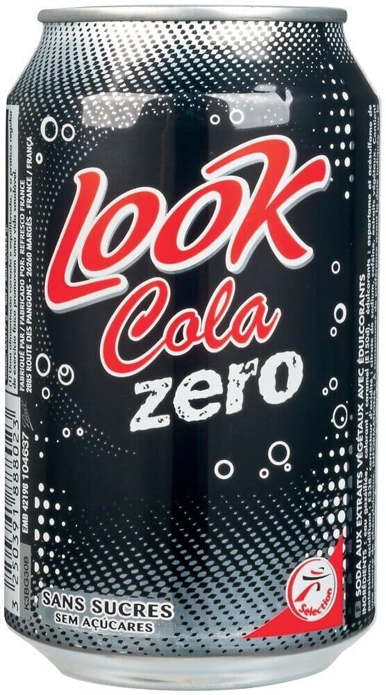 Look LOOK COLA ZERO 33cl packshot