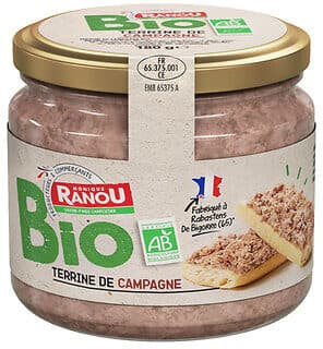 Monique ranou Terrine de campagne - BIO packshot