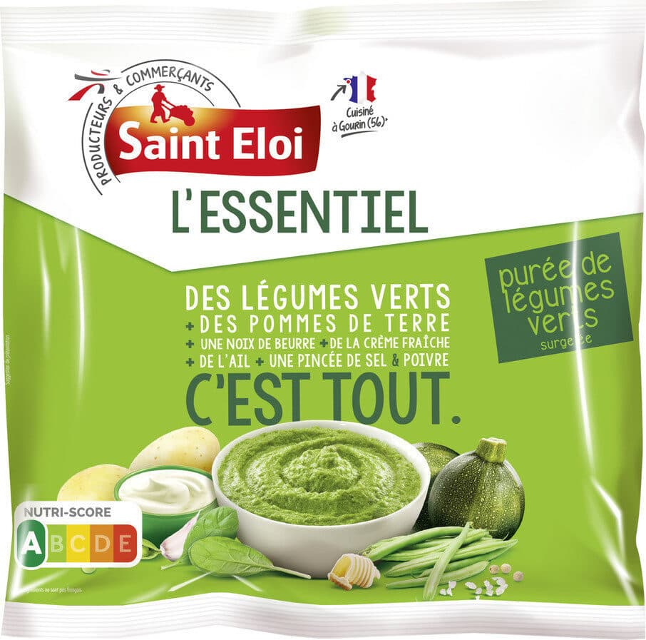 Saint eloi Purée de légumes verts packshot