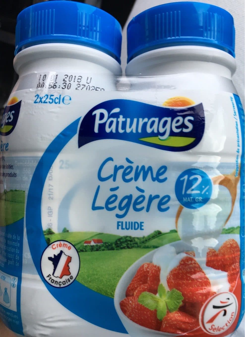 Pâturages Crème légère packshot