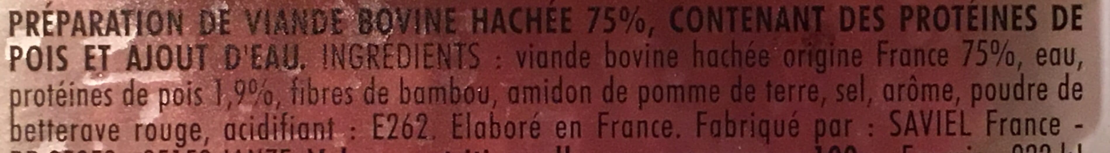 Jean Rozé Préparation de viande bovine hachée Tendre & Moelleux 15% M.G. packshot
