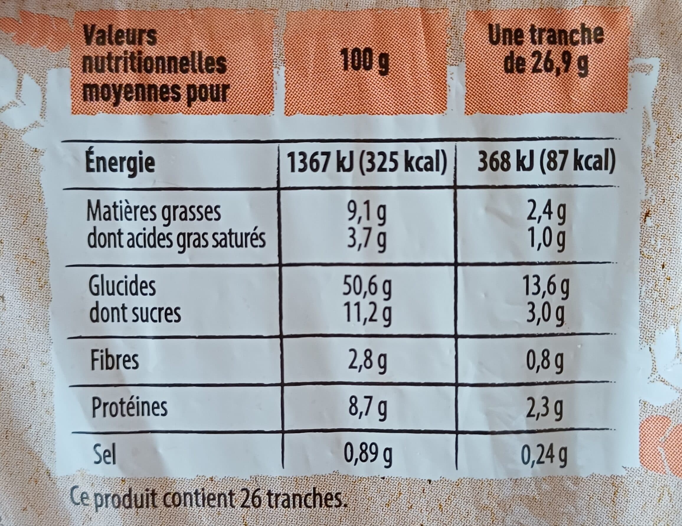 Chabrior Brioche tranchée 700g packshot