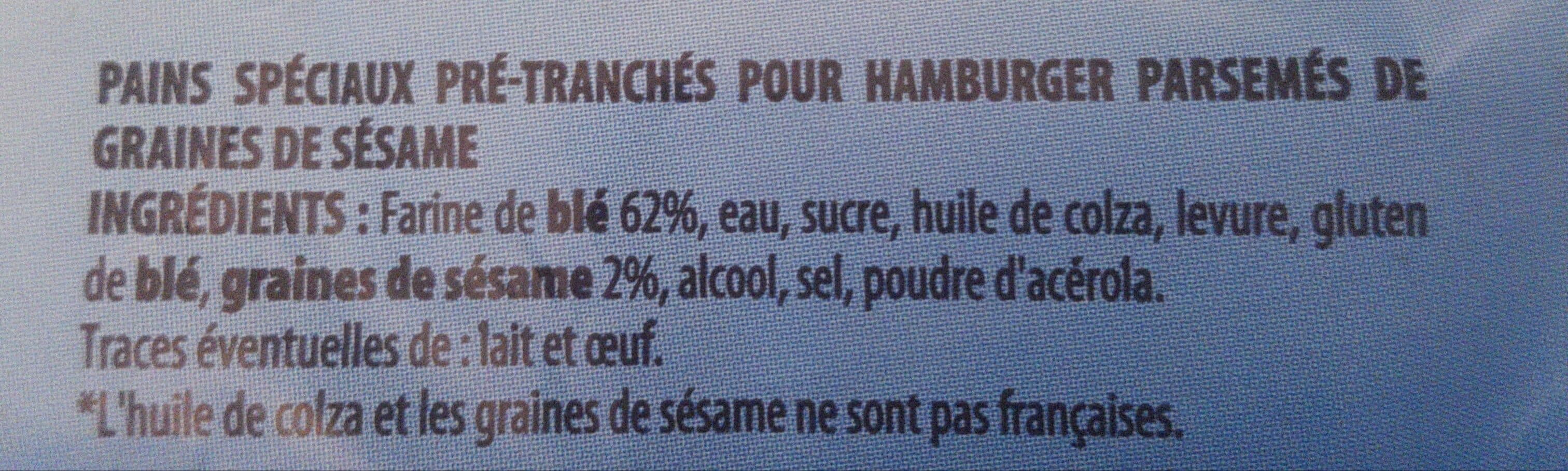 Chabrior Pains pour hamburger géants x4 packshot