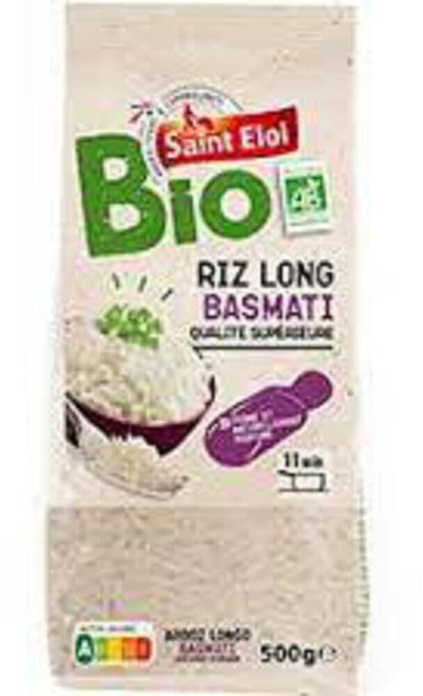 Saint Eloi Riz basmati bio 500g packshot