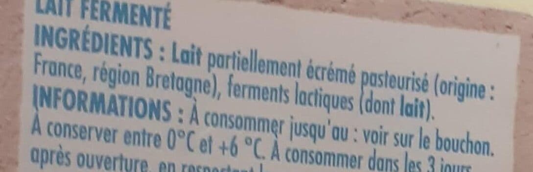Itineraire des saveurs Lait Ribot packshot