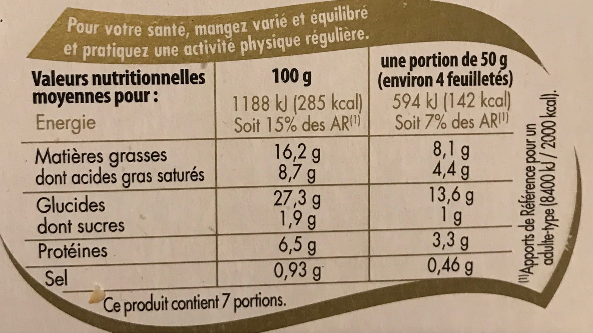 Monique ranou 30 Mini Feuilletés 353g packshot