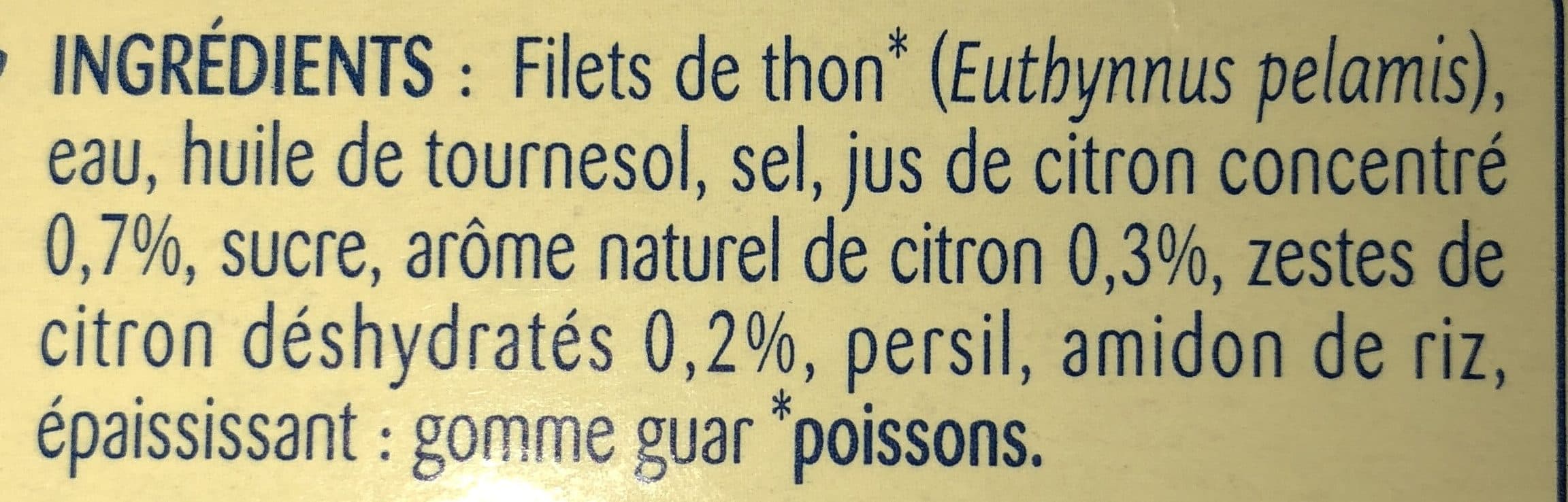 Odyssée Filets de Thon au Citron packshot