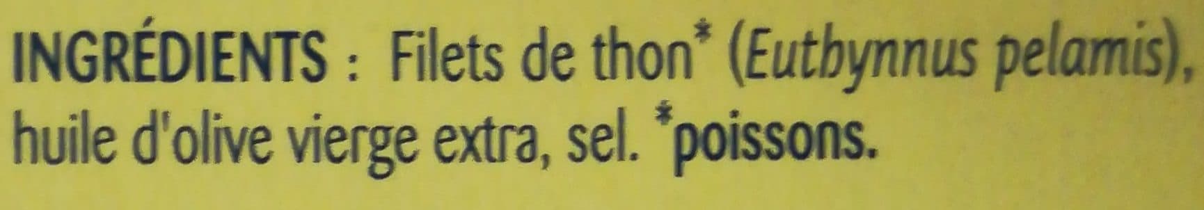 Intermarché Filets de thon à l'huile d'olive vierge extra 115g 81g (1/6 club) packshot