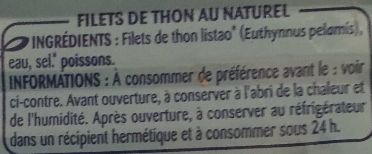 Odyssée Filets de thon au naturel 115g 81g (1/6 club) packshot