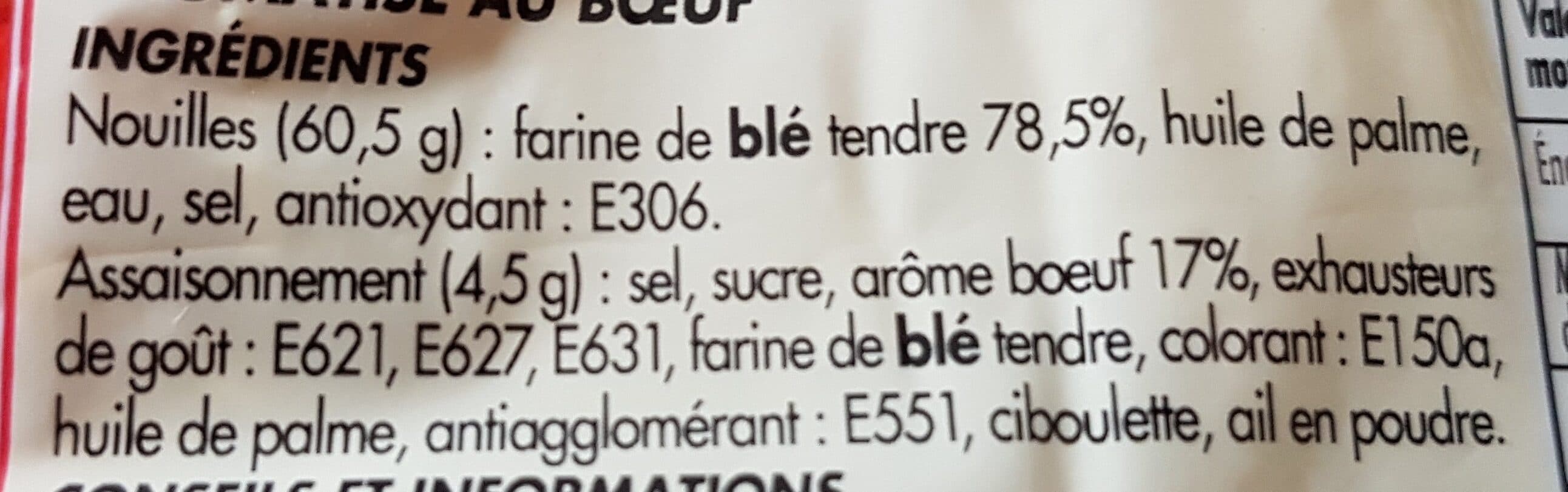 Netto NOUILLES INSTANTANEES SAVEUR BŒUF 3x65g packshot