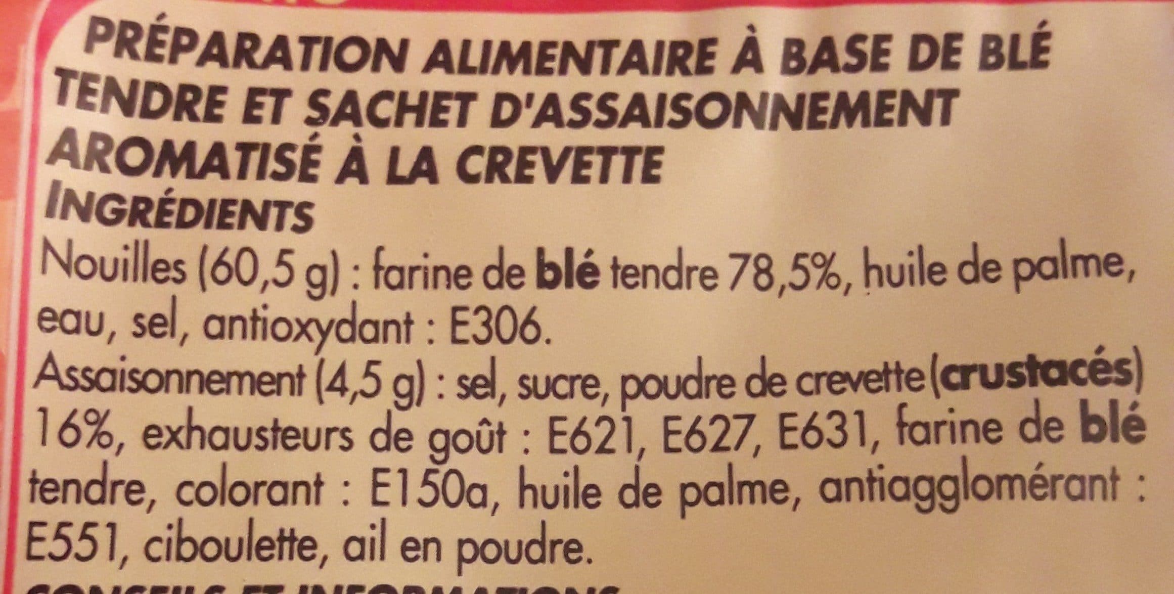 Netto NOUILLES INSTANTANEES SAVEUR CREVETTES 3x65g packshot
