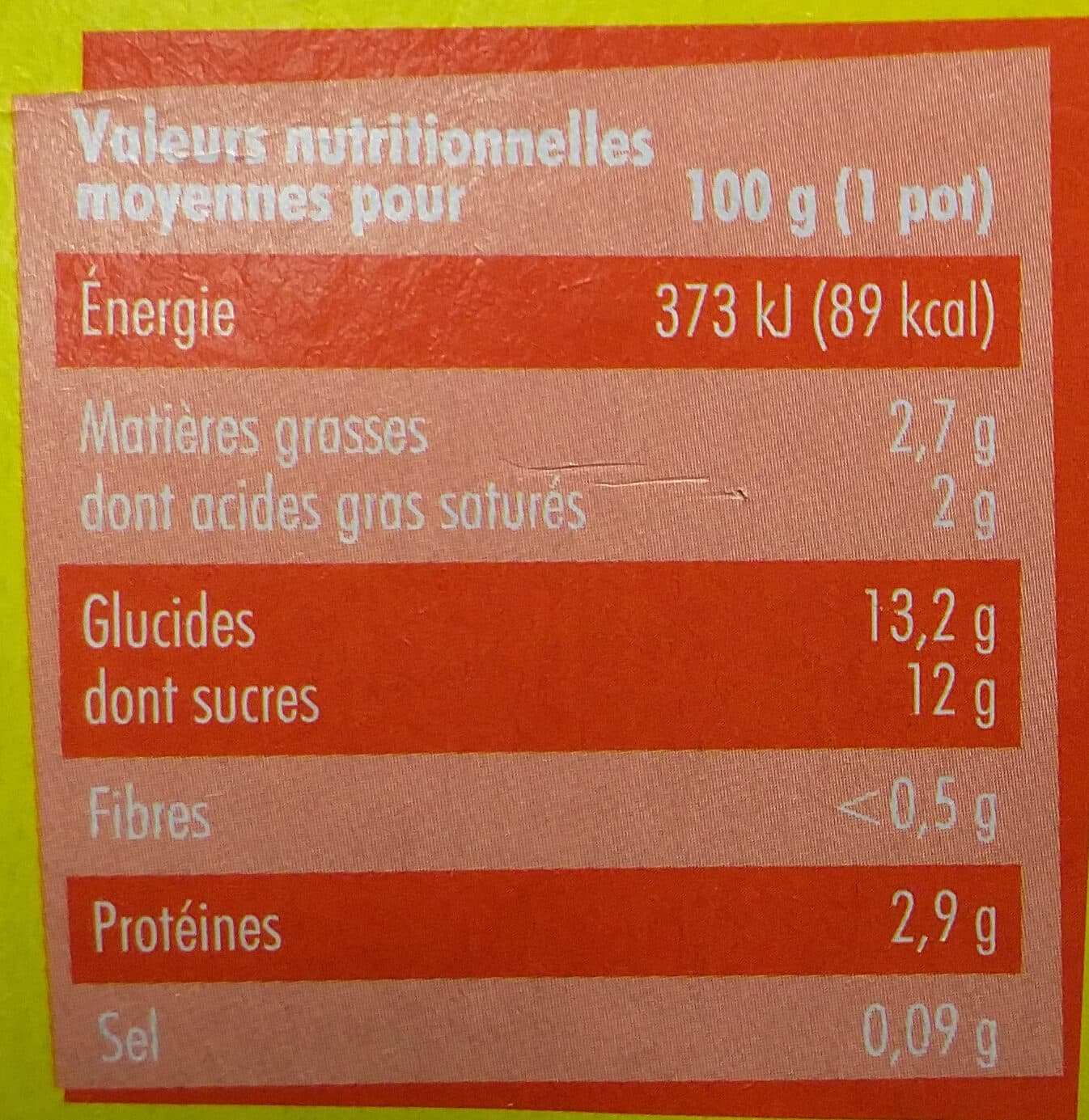 Intermarché L'essentiel Du Yaourt des bananes un peu de jus de citron & du sucre c'est tout packshot