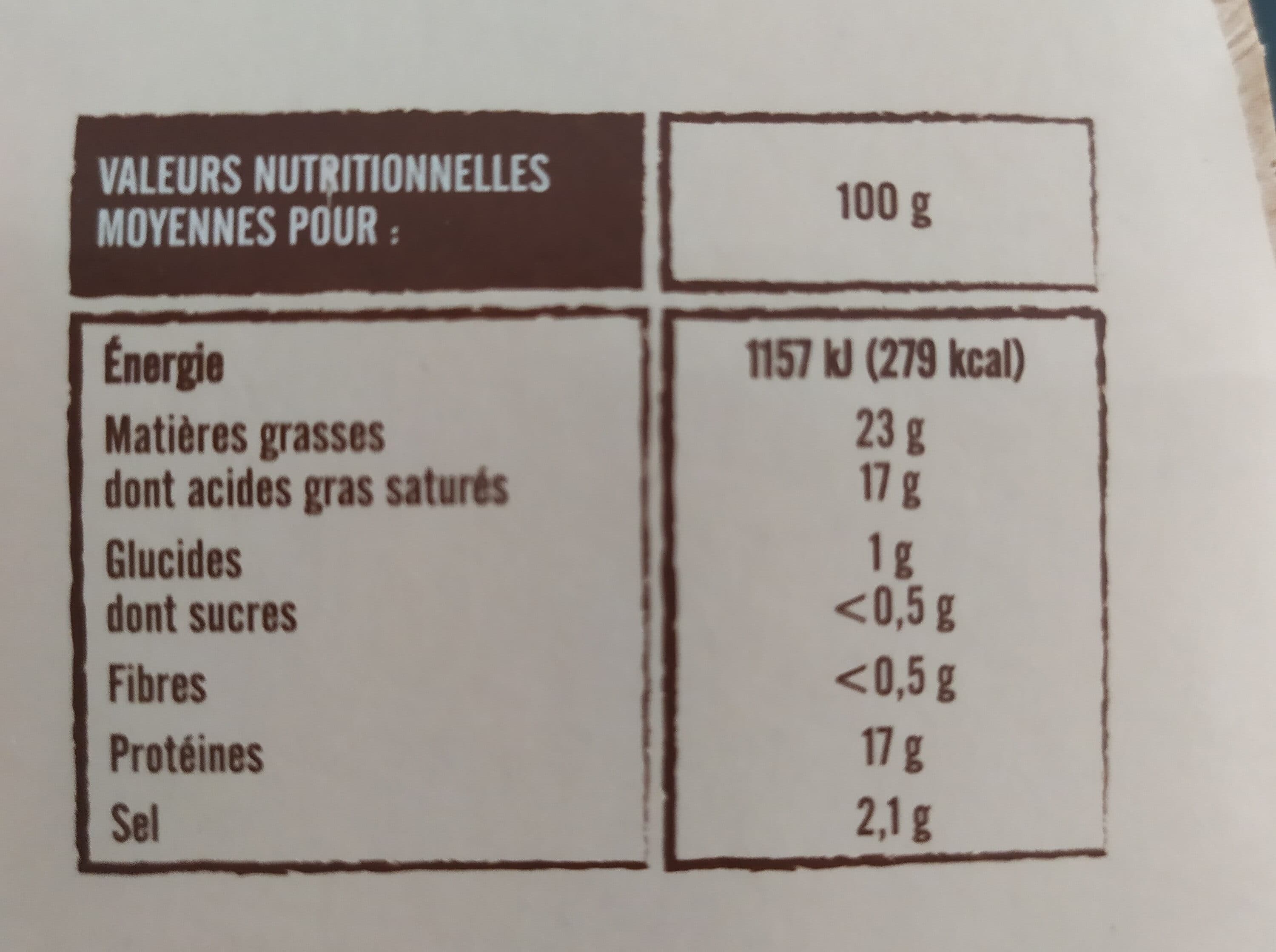 Itineraire Des Saveurs CHAOURCE AOP LT 250G Massif TRAD packshot
