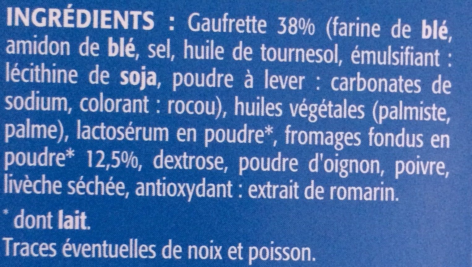 Bouton d'or Gaufrettes Balls au Fromage packshot