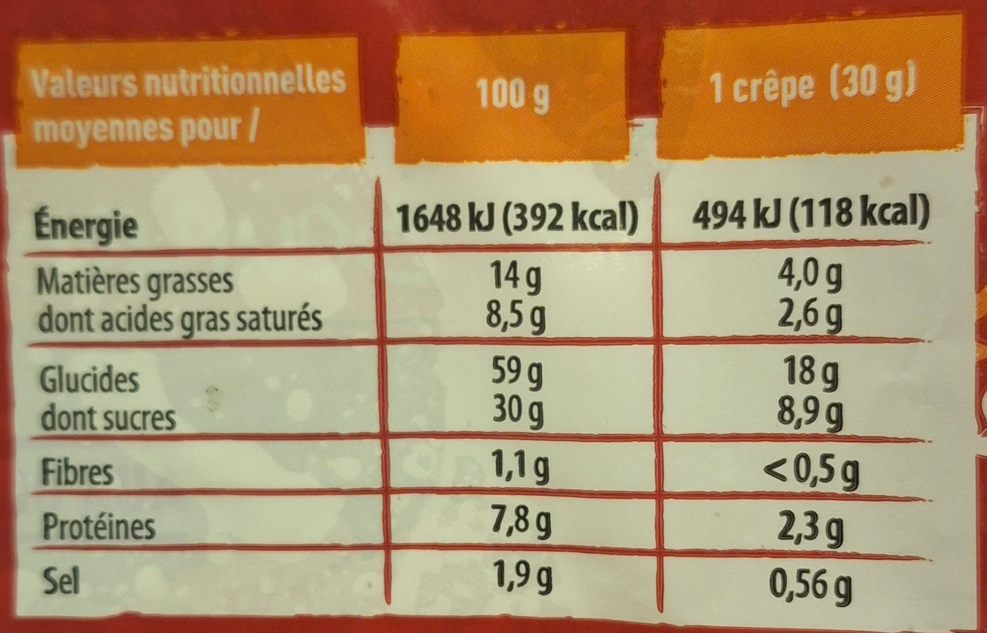 Chabrior Crêpes pur beurre x 10 packshot