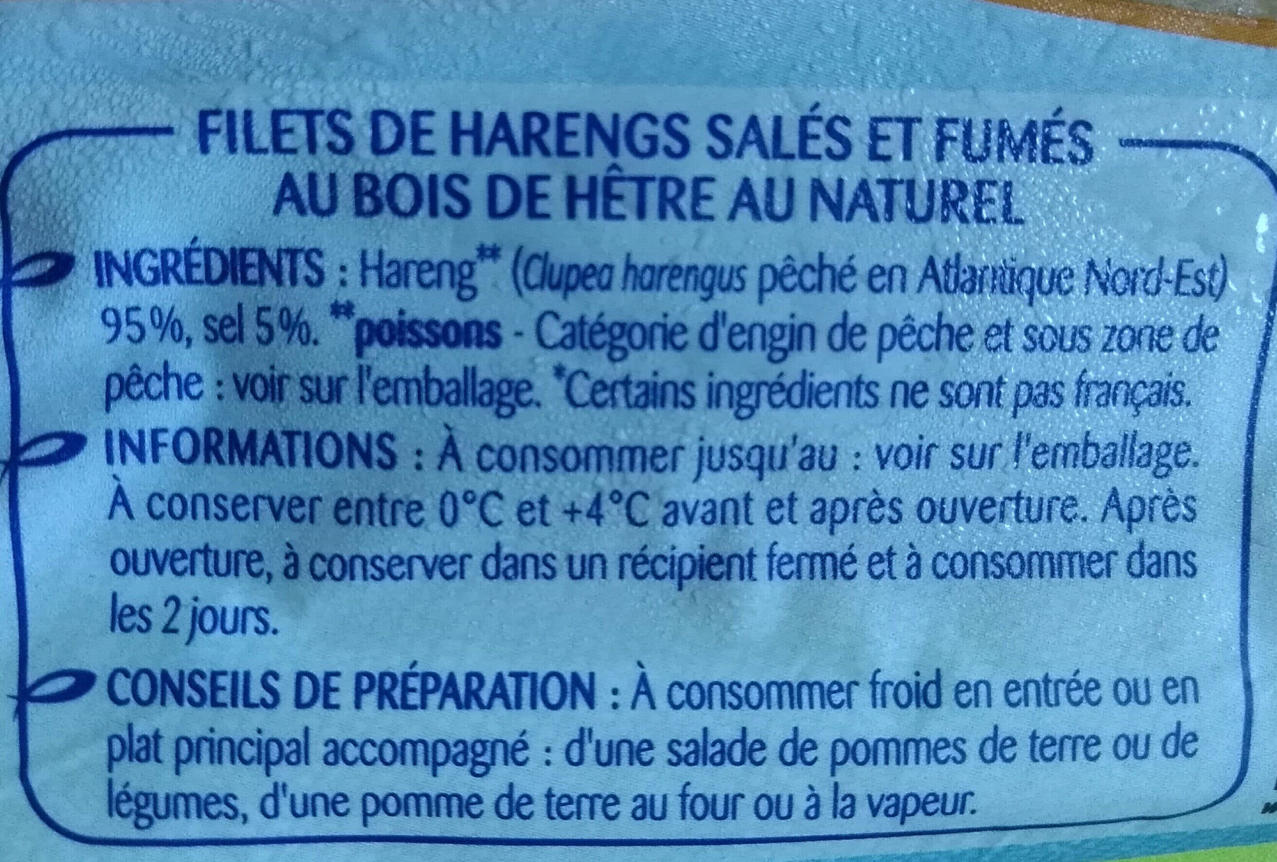 Odyssée Filets de Hareng fumés naturel - 200g packshot