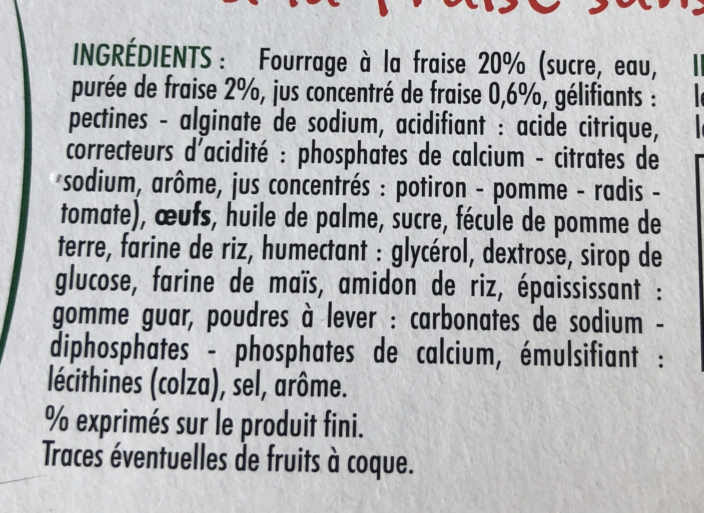 Regain Mini cakes fourrage fraise x6 - SANS GLUTEN packshot