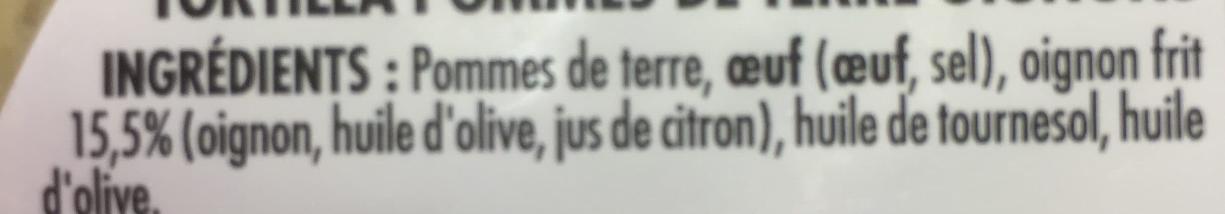 Intermarché Tortilla aux Oignons packshot
