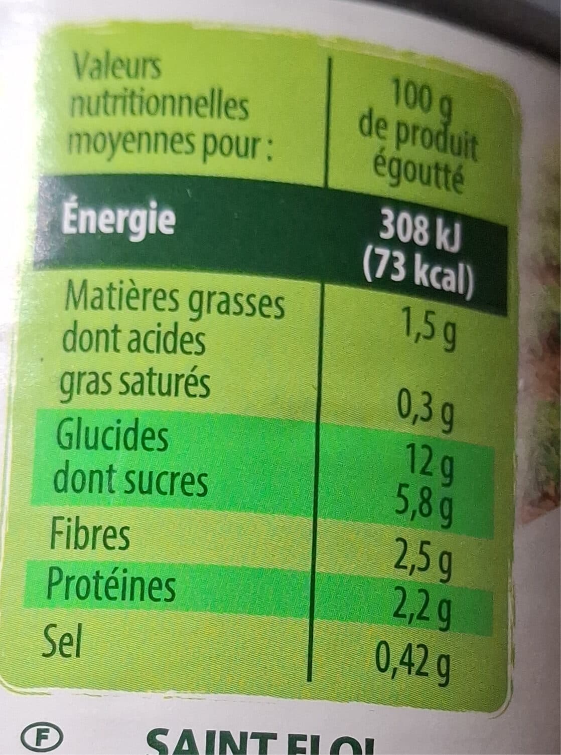 Saint eloi Maïs aux 2 poivrons 1/2 packshot