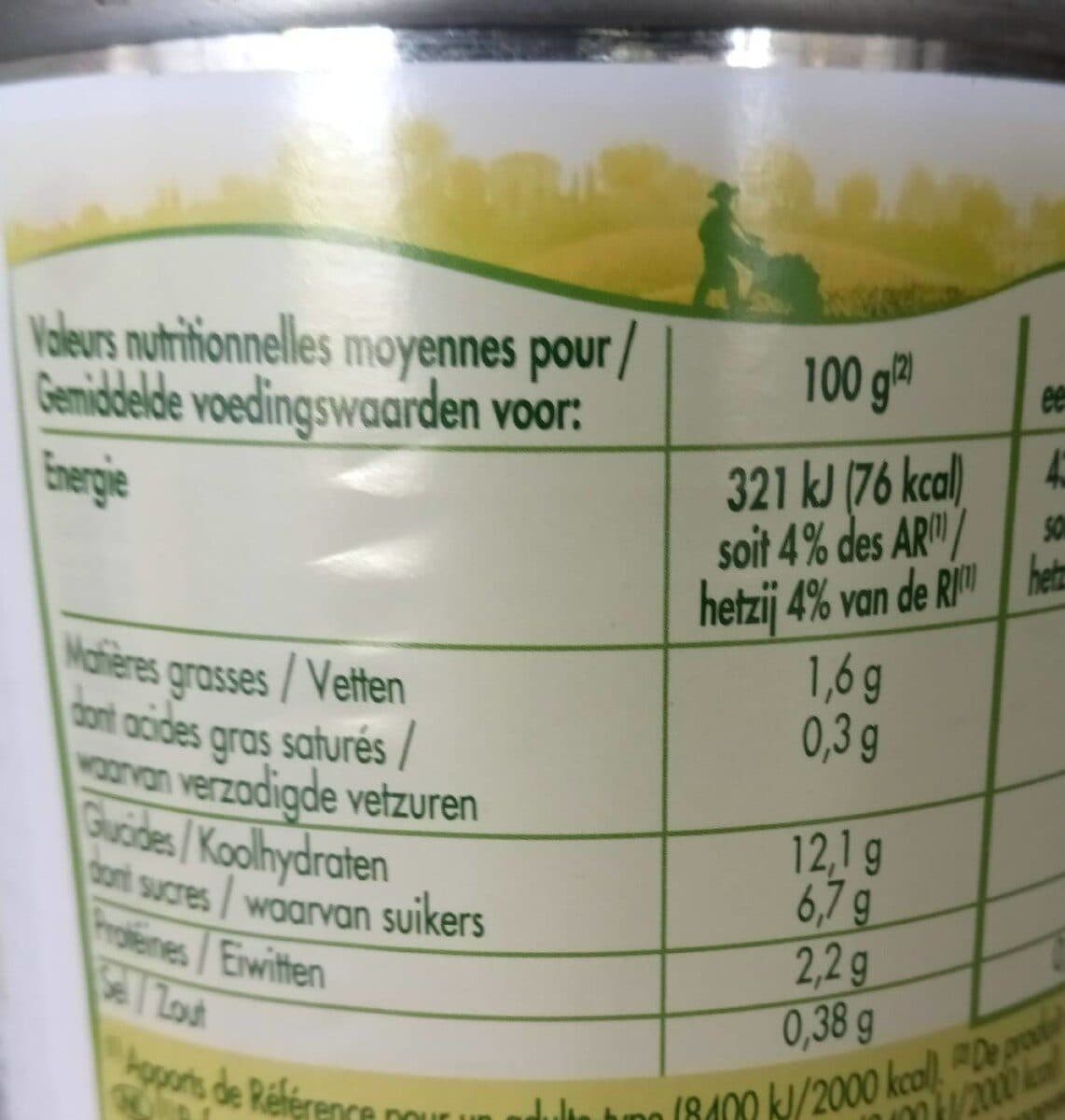 Saint eloi Maïs aux 2 poivrons 1/2 packshot