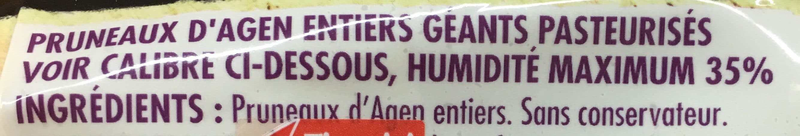 Intermarché Pruneaux d'agen igp geant packshot