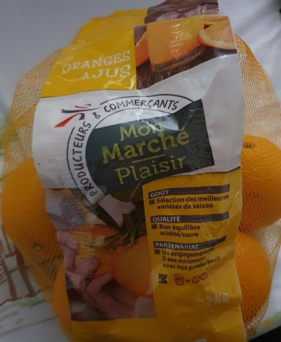 Mon marché plaisir Orange à jus packshot