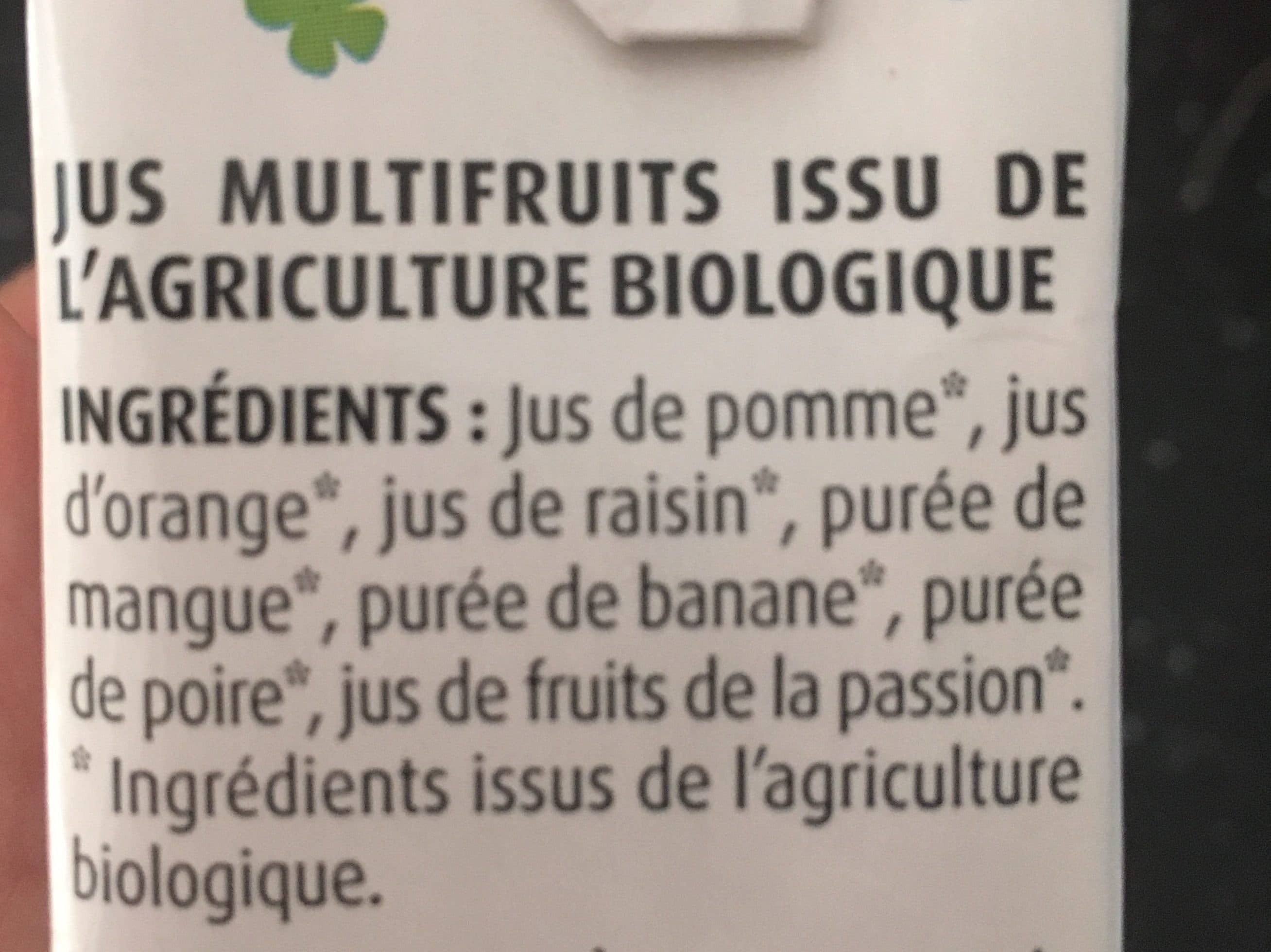 Paquito Pj multifruit bio briquette 6x20cl packshot