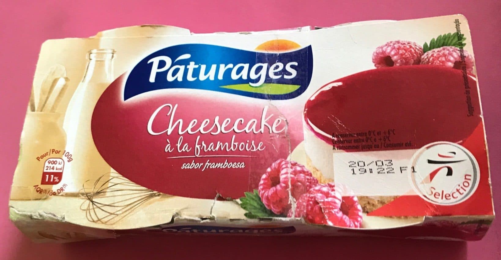 Pâturages Cheesecake à la Framboise packshot