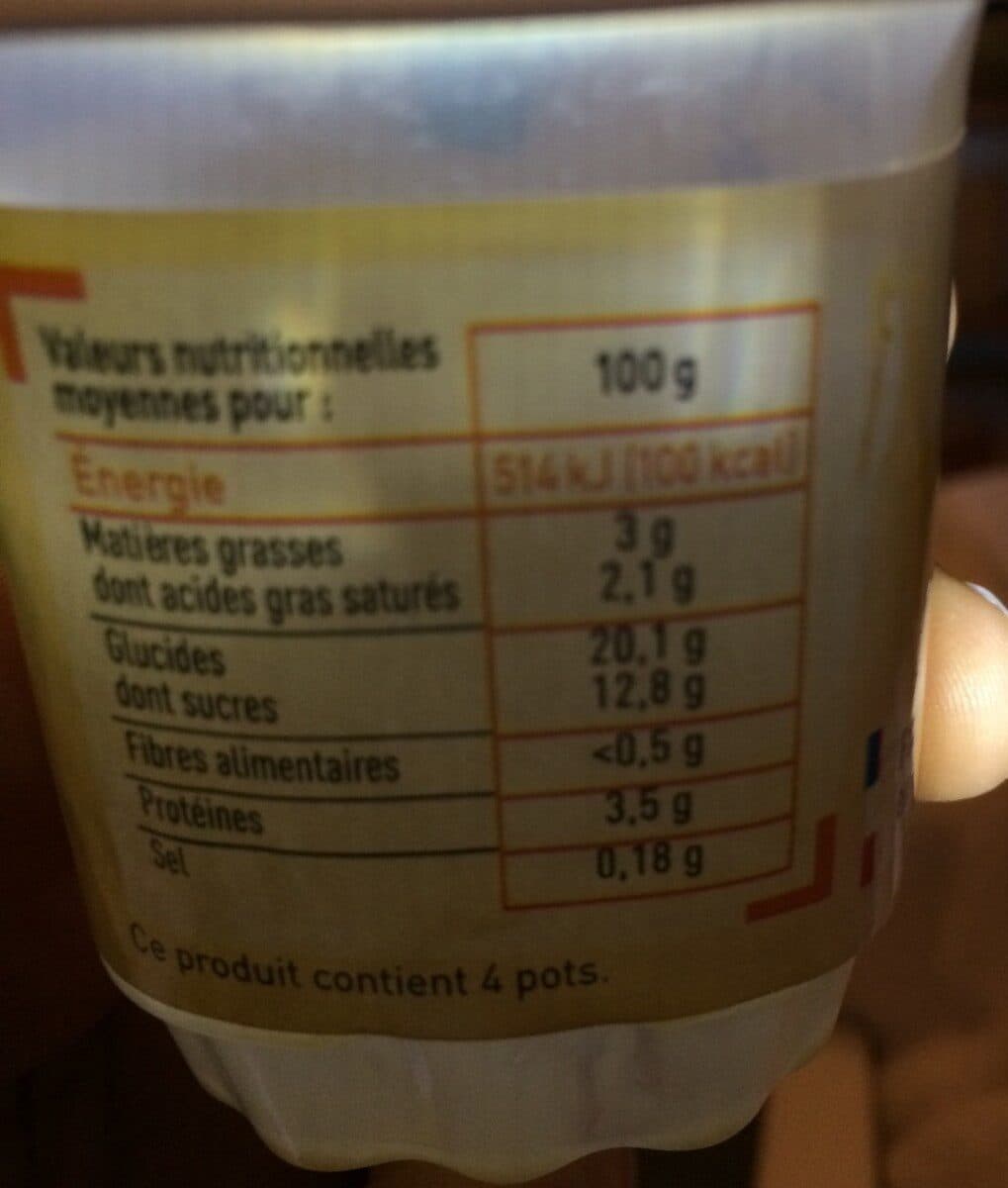 Netto Riz au lait vanille 4x115g packshot