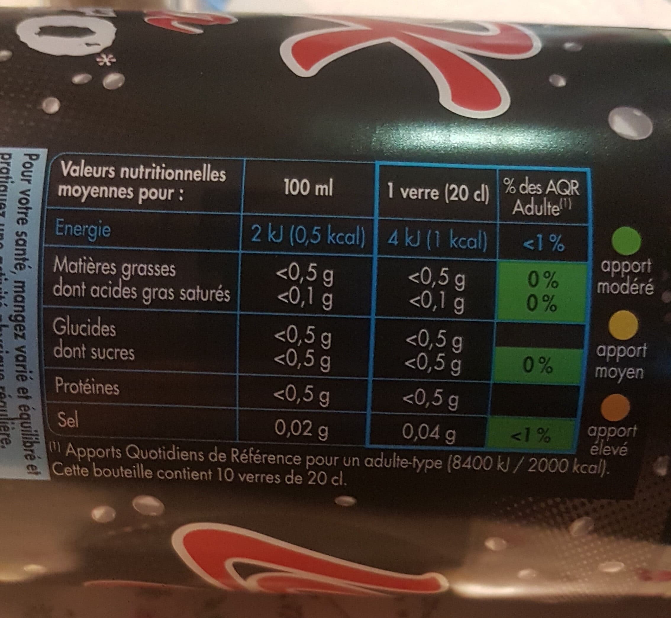Look Look Cola zéro ITM 2L packshot