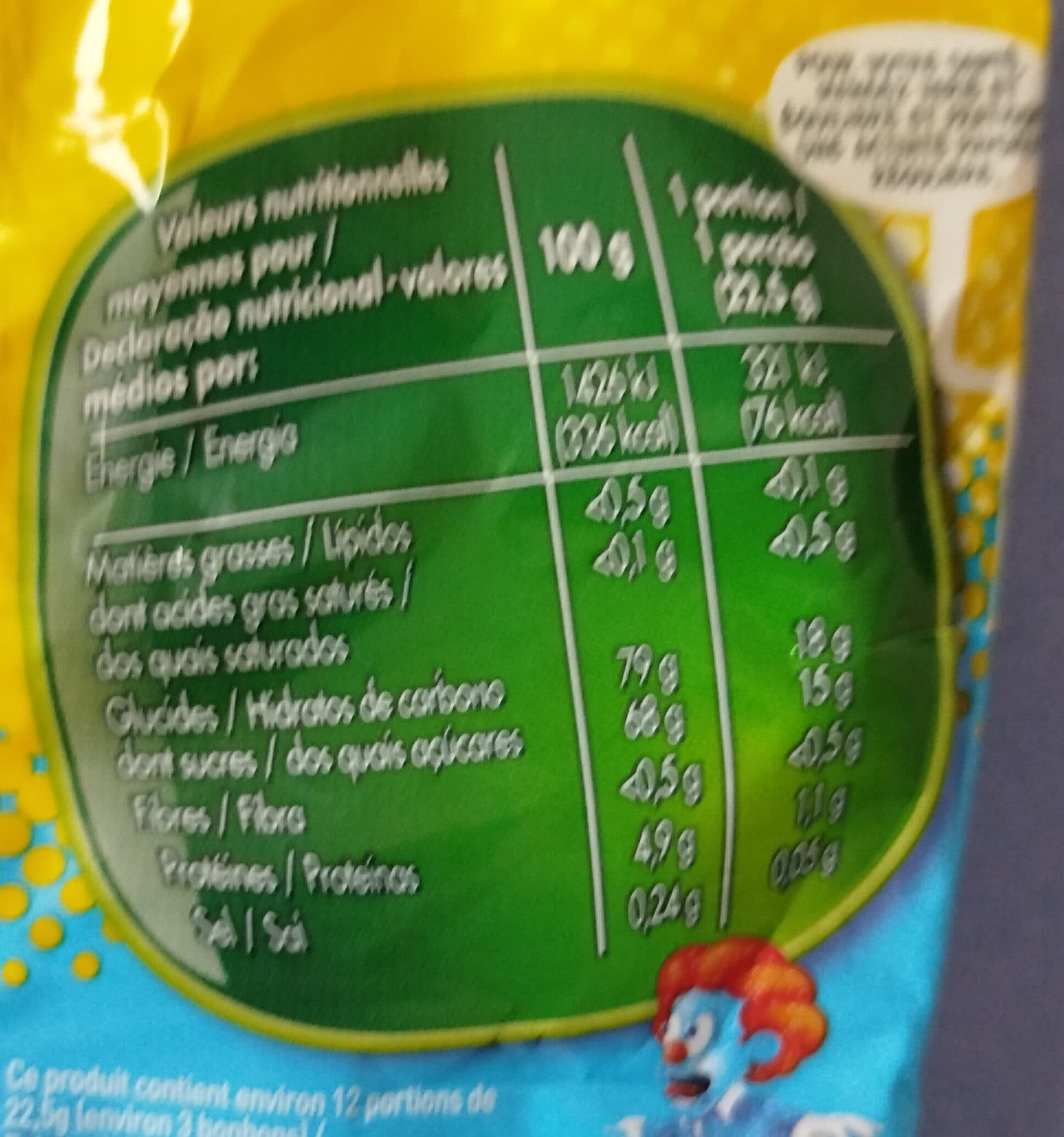 Elodie Confiserie gélifiée clowns acides - 275g packshot