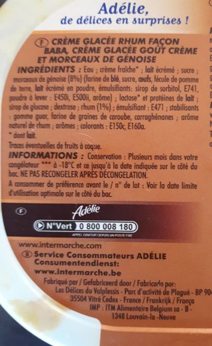 Adélie Glace façon Baba Au Rhum packshot