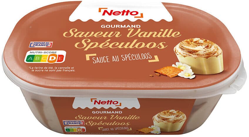 Netto Bac vanille speculoos (G) - 900mL packshot