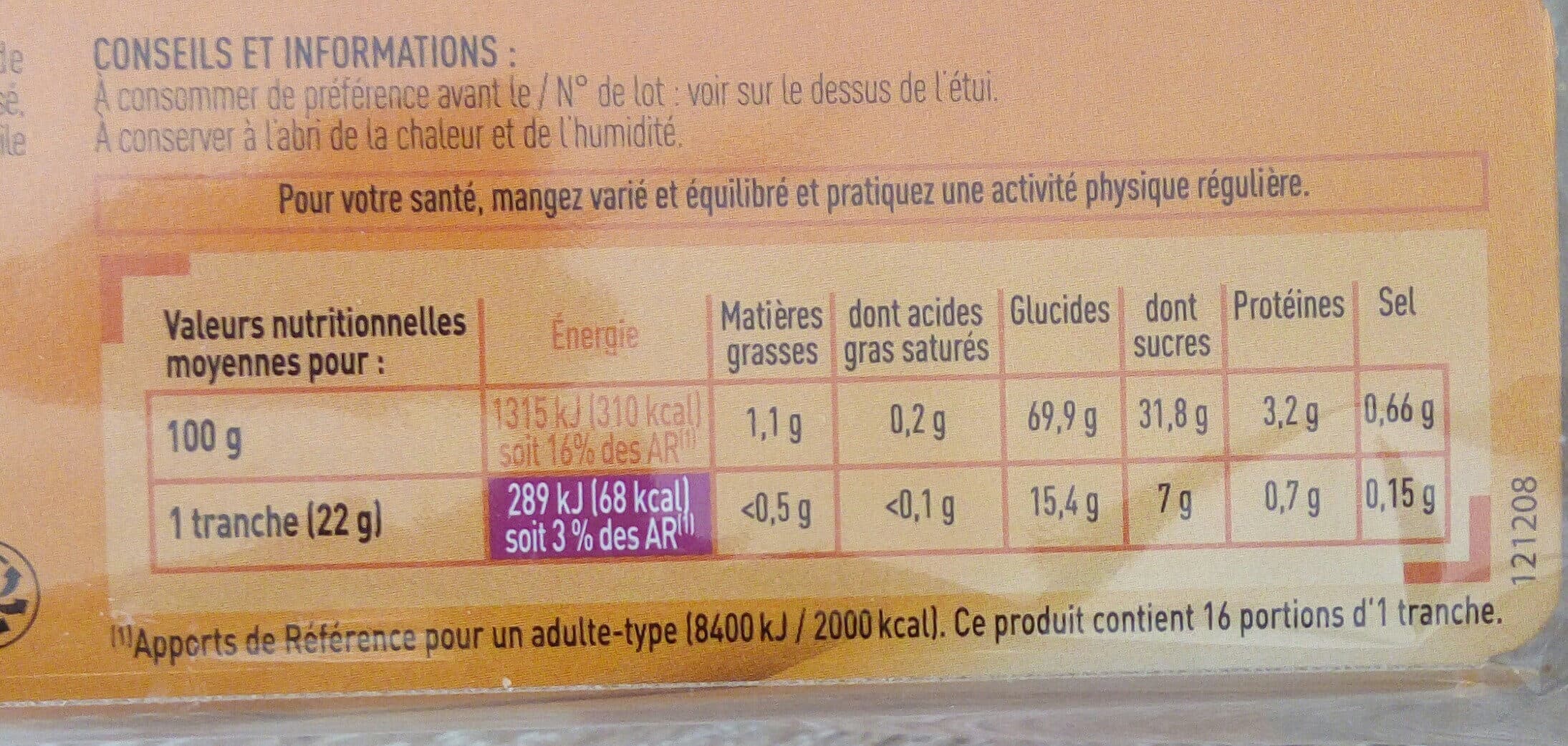 Netto Pain d'epices au miel 350g packshot