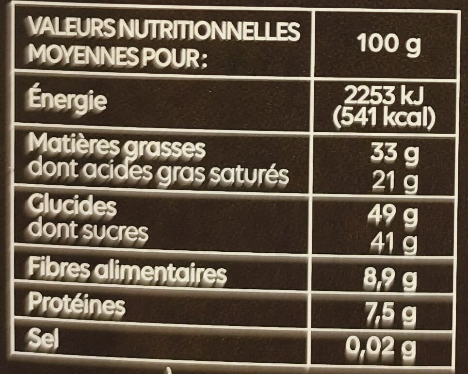Les Créations Ivoria Tablette dégustation chocolat noir éclats de fèves de cacao & café - 100g packshot