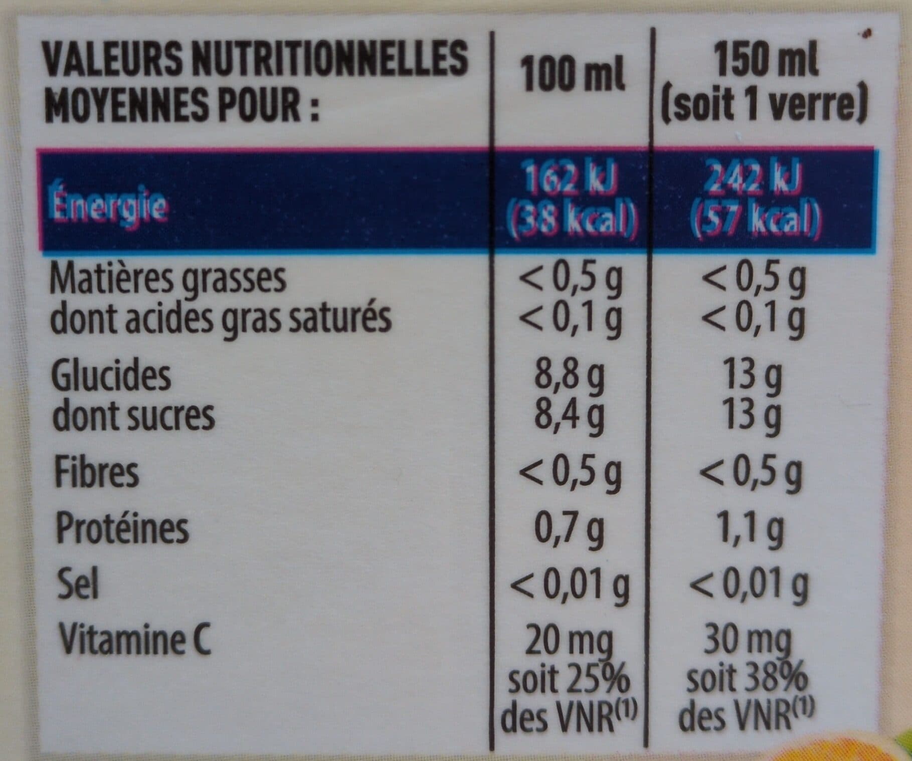 Paquito Pj orange avec pulpe brique 1l packshot