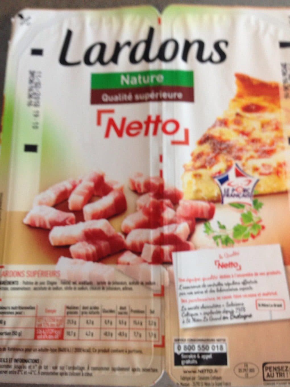 Netto Lardons nature 2x100g packshot