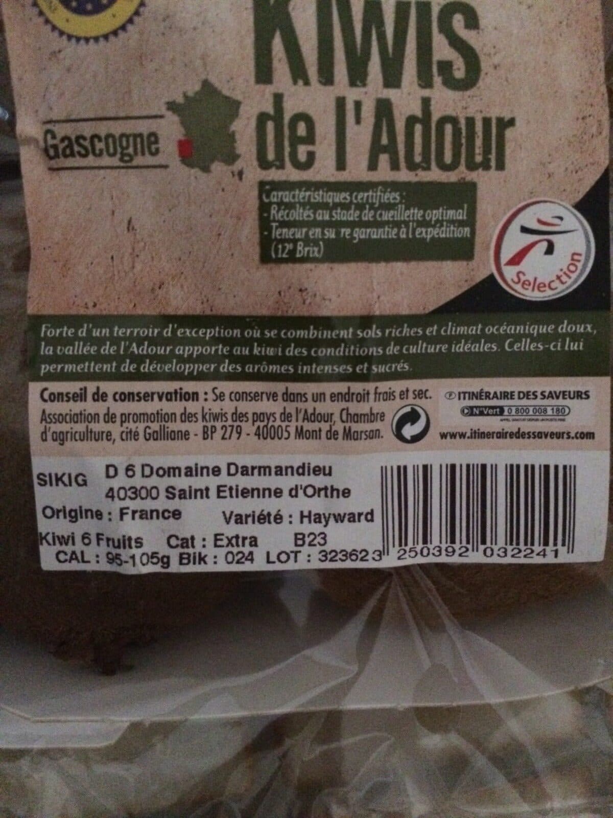 Itinéraire des Saveurs Kiwis de l'Adour packshot