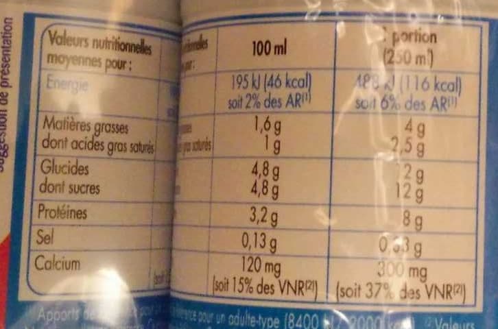 Les Mousquetaires Lait uht 1/2 ecreme bt pack 6x25cl packshot