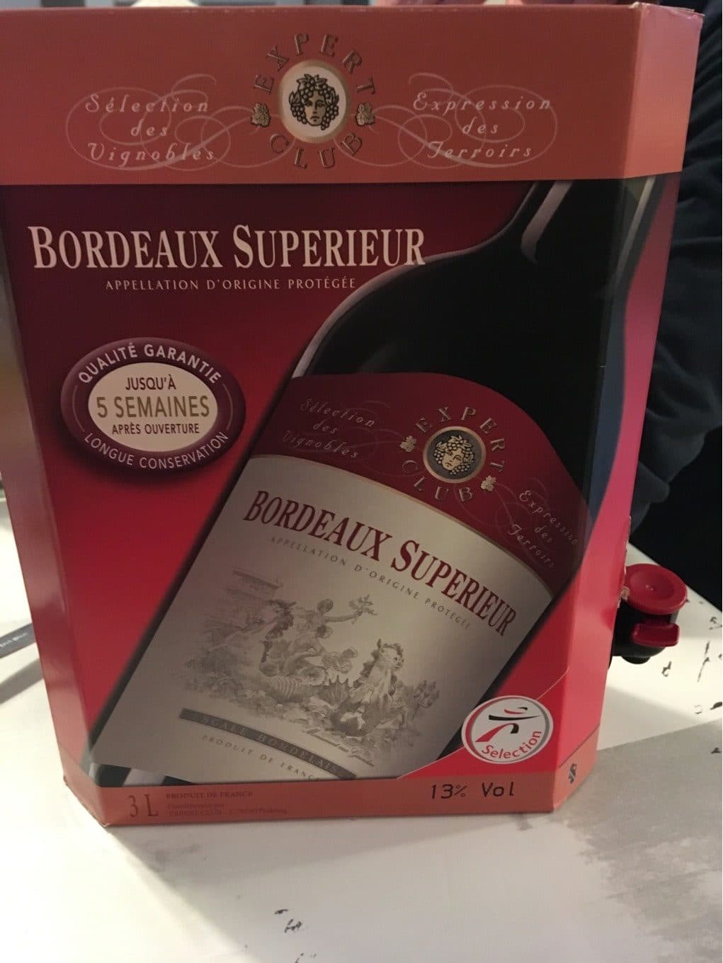 Expert club Bordeaux superieur packshot