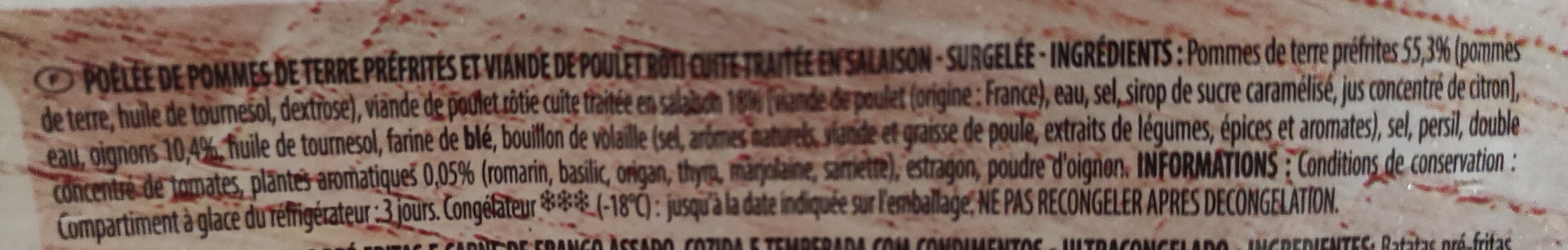 Monique ranou Poêlée poulet rôti et pommes de terre 900g MR packshot
