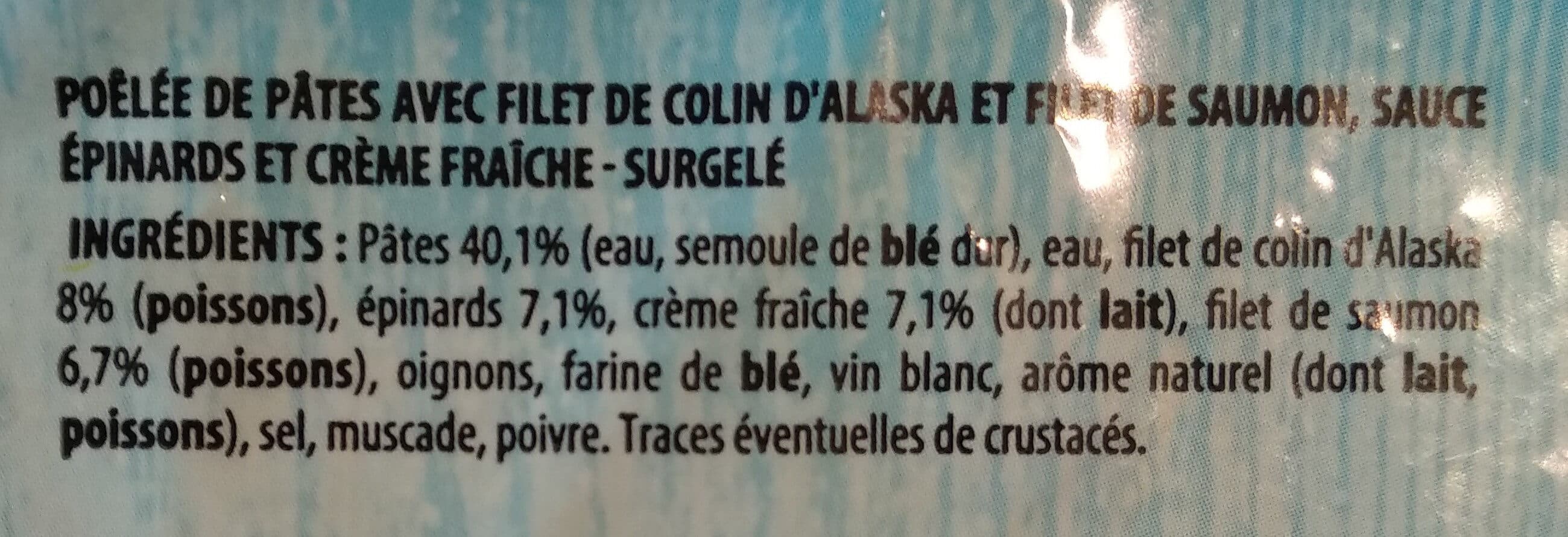 Monique ranou Pâtes Colin et saumon packshot