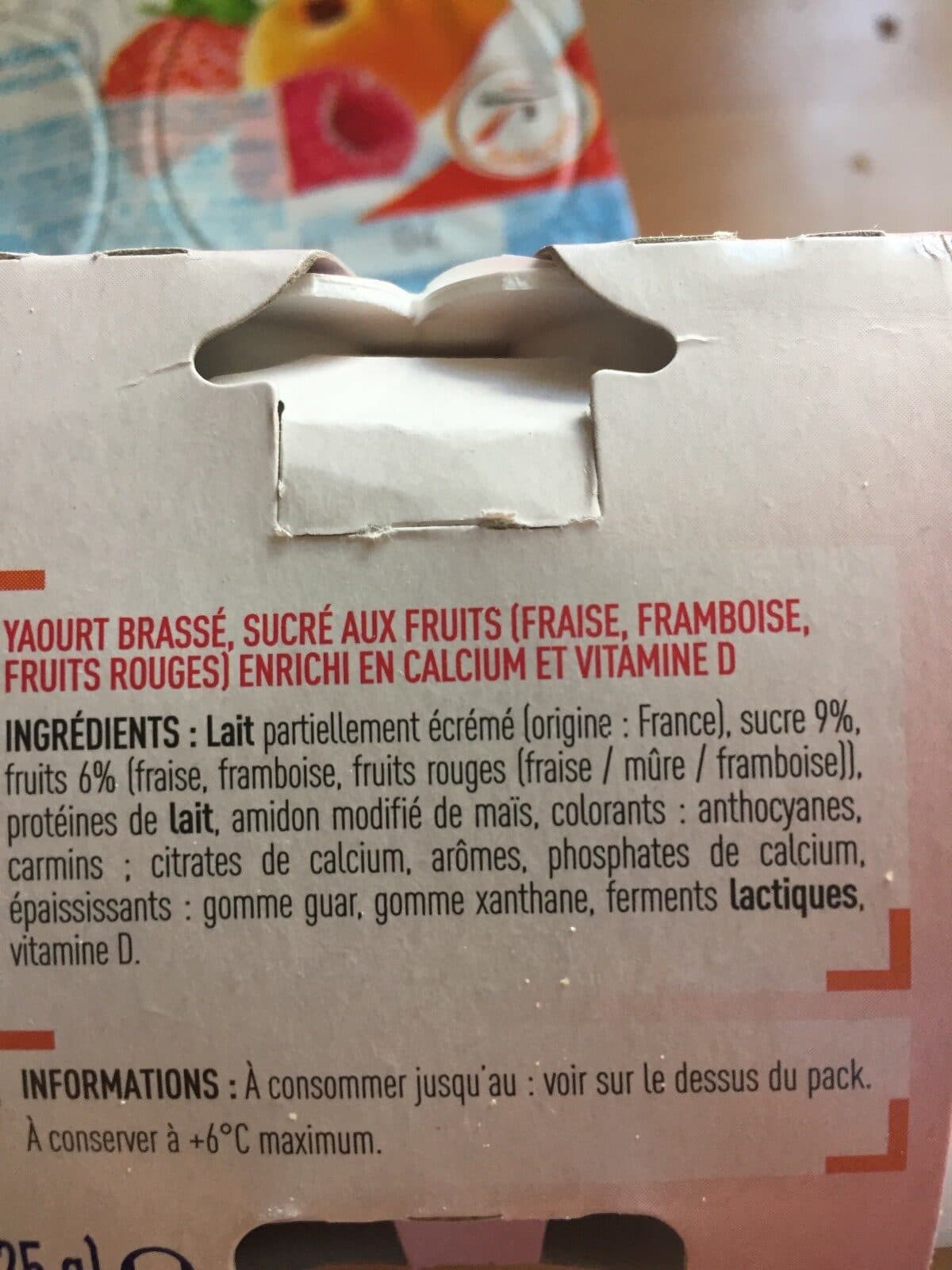 Netto YAOURT AUX FRUITS MIXES - FRUITS ROUGES 8X125G - fraise, framboise, fruits rouges packshot